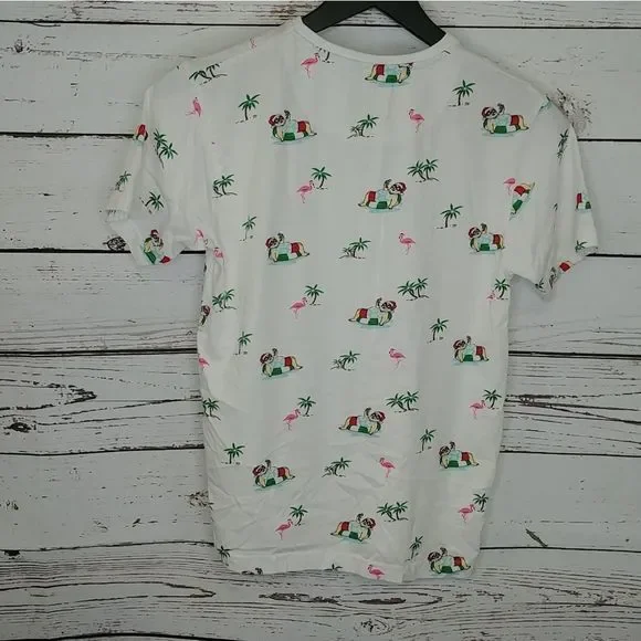 Cactus Boys Santa Flamingo‎ Christmas Shirt - Picture 3 of 4